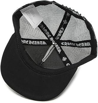 ★美品★国内正規品★クロムハーツキャップ　確実正規品　　ブラック クロムハーツファブリックフロントトラッカーキャップブラック